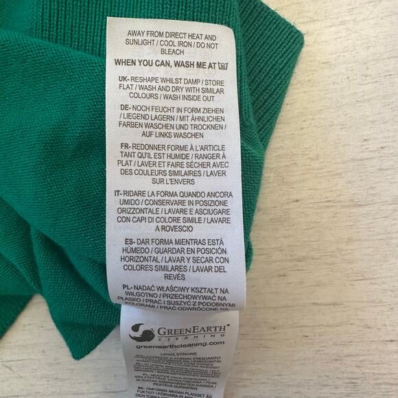 Boden Green Sweater with Button Cuffs - Picture 5 of 9